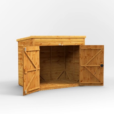 Power Pent Bike Shed 6x4